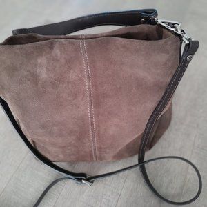 Brown Suede Purse